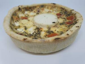 Tarte chèvre/ tomate